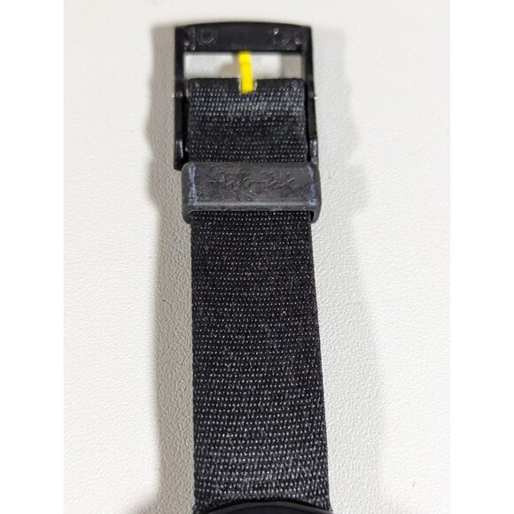 Flik Flak 2011 Rare Swiss Made Batman DC Comics Canvas Band Watch - Picture 6 of 8